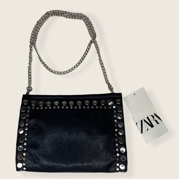 Zara Studded Crossbody Bag - Picture 5 of 10